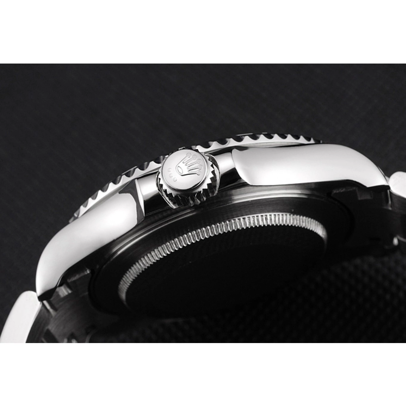 Rolex copies cheap Steel Bracelet Black Yacht-Master Rolex Dial And Swiss Case Stainless 0711
